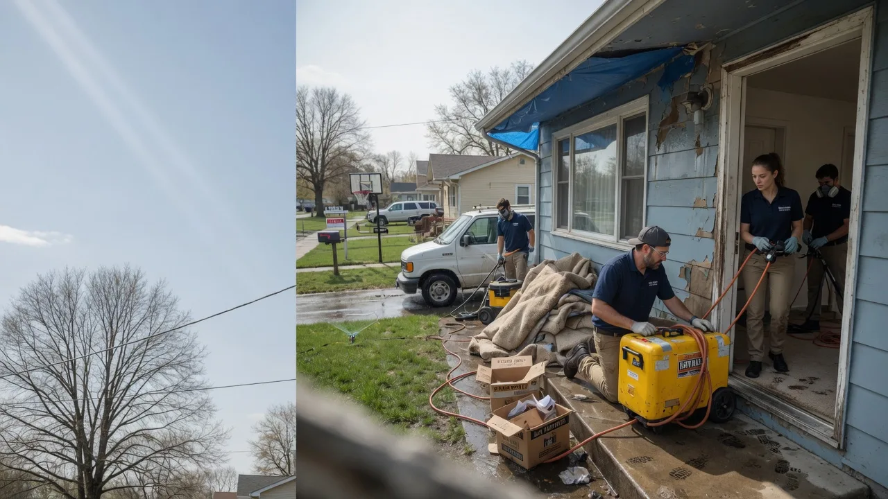 Basement Flood Cleanup in Mclouth, KS near me